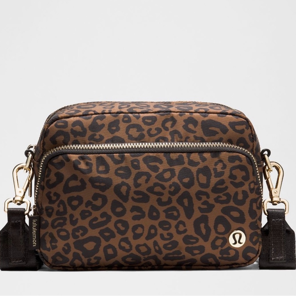 Lululemon Leopard Print Crossbody Bag
